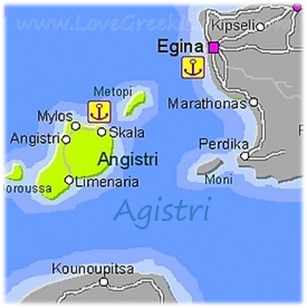 Map of Agistri